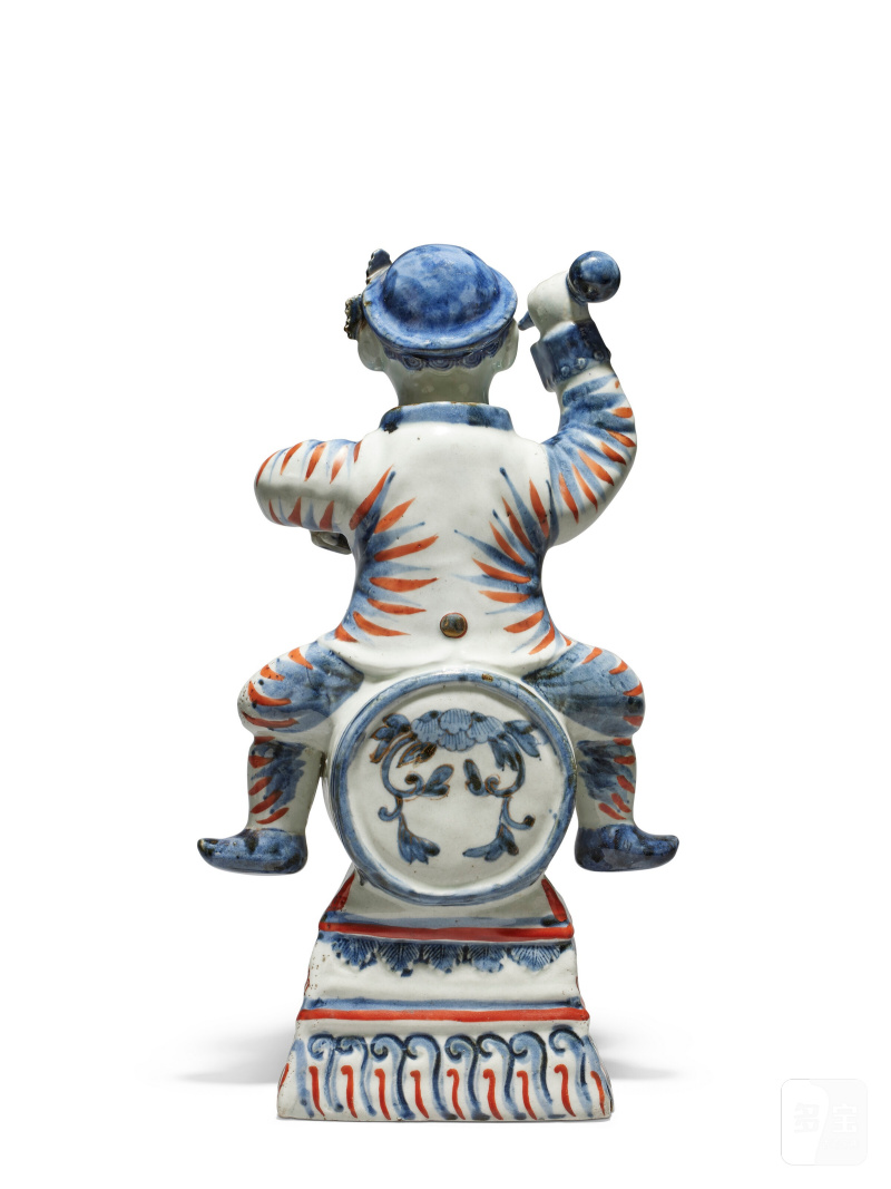 HOLLANDAIS SUR UN TONNEAU EN PORCELAINE IMARI  JAPON, ÉPOQUE EDO, CIRCA 1700 - 图4